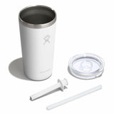 20 oz All Around™ Tumbler with Clear Straw Lid - White
