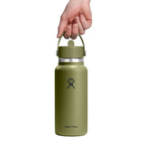 32 oz Wide Mouth with Flex Straw Cap
